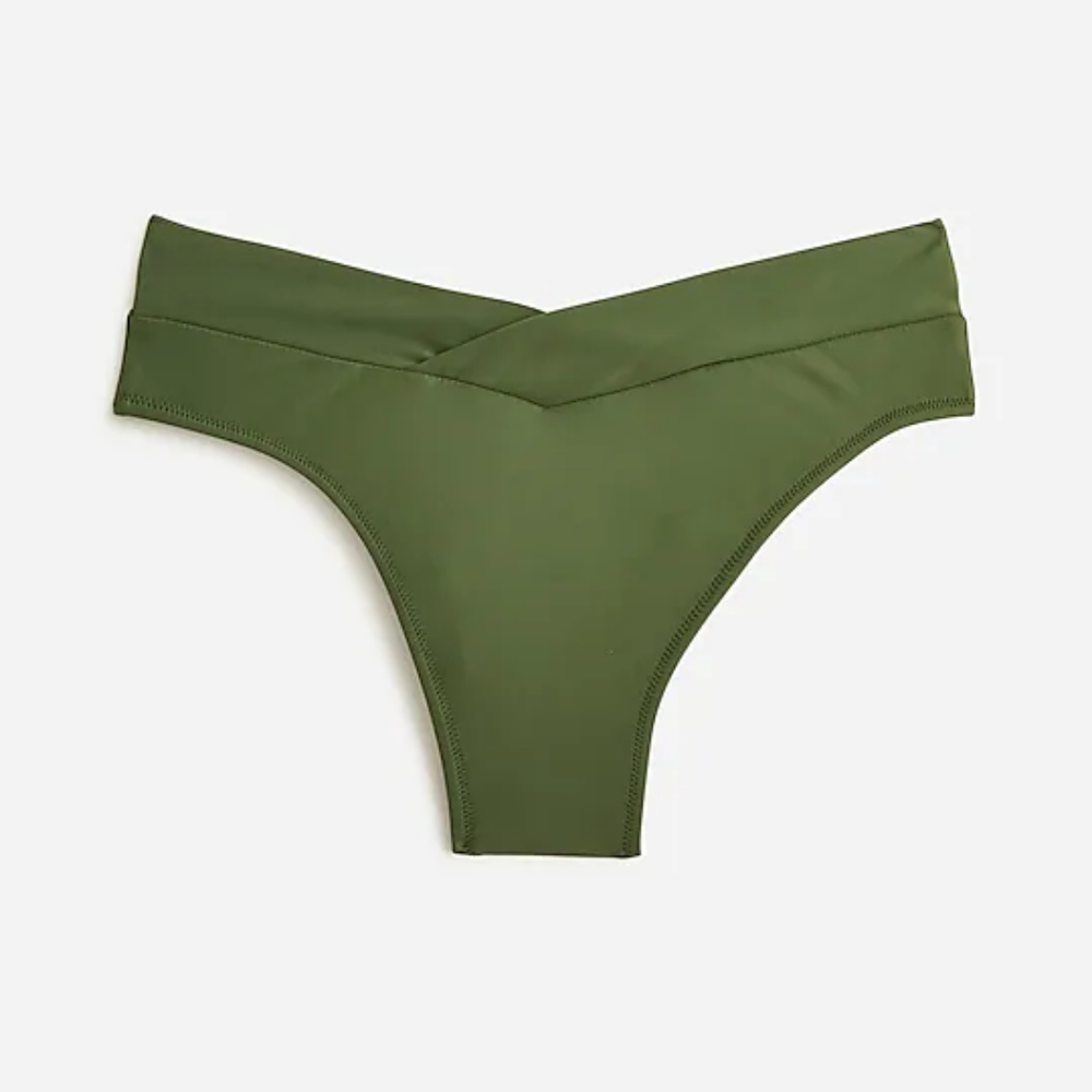 NWT J Crew Cross-Front Cheeky Bikini Bottoms